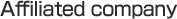 Affiliated company